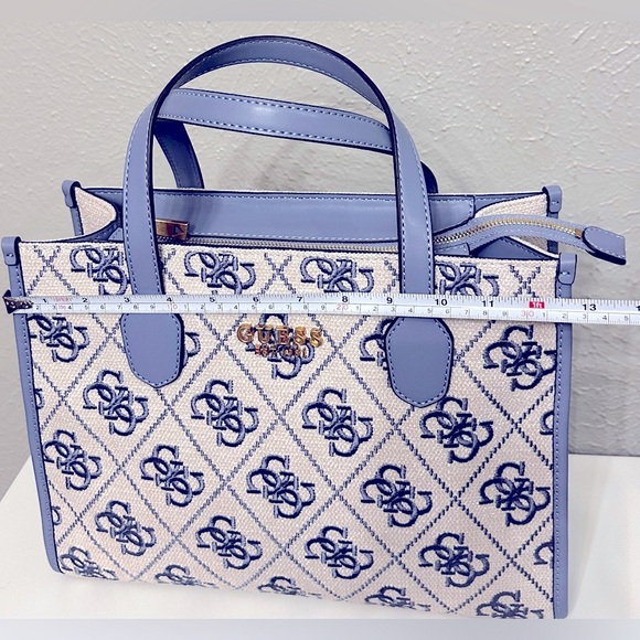 GUESS Tote Bag | Travel Bag  with Top Handles and Detachable/Adjustable Strap - Picture 14 of 17